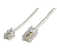 MicroConnect MPK456 Network Cable 6 m White - Network Cables (6 m, RJ-45, RJ-11, White)