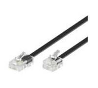 MicroConnect MPK456S - RJ11-RJ45 6M M/M Black - 6P/4C-8P/4C - Warranty: 25Y