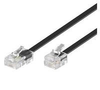 MicroConnect MPK463S Telephone Cable 15m Transparent RJ11 to RJ45