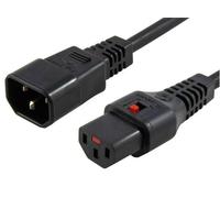 MicroConnect PC1024 Power Cable - 1m Black C13 to C14 10A 250V H05VV-F3G