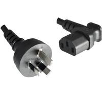 MicroConnect PE010418AUSTRALIA-A - Power Cord AUS to C13 1.8m - Australia Type I to C13 Angled - H05VV-F 3 x 0.75mm - Warranty: 25Y