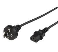 MicroConnect PE010418AUSTRALIA Power Cable - 1.8m Black 10A 250V C13 Coupler