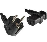 Microconnect PE010518L power cable Black 1.8 m CEE7/7 C13 coupler