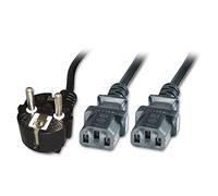 MicroConnect pe011330 Black Power Cable - Power Cable (Male to Female, Black)