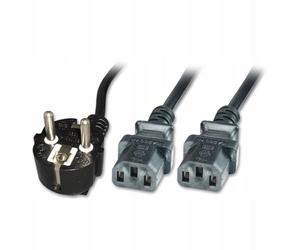 MicroConnect pe011330 Black Power Cable - Power Cable (Male to Female, Black)