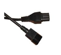 MicroConnect PE011400 - Jumper Cable C14 - C15 2.5m - Black, H05VV-F