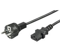 Microconnect PE020418 power cable Black 1.8 m CEE7/7 C13 coupler