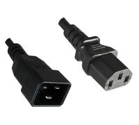 Microconnect PE030605 power cable Black 0.5 m C13 coupler C20 coupler