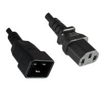 Microconnect PE030610 power cable Black 1 m C13 coupler C20 coupler