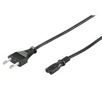 MicroConnect PE030713 Power Cable - Black 1.5m C7 Coupler 250V 2.5A