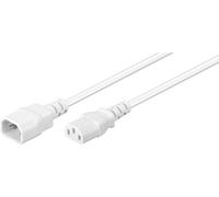 Microconnect PE040605W power cable White 0.5 m C14 coupler C13 coupler