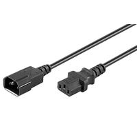 Microconnect PE040610 power extension 1 m 1 AC outlet(s) Black