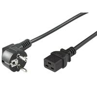 MicroConnect PE07719005 Power Cable - 0.5m Black CEE7/7 to C19 Coupler
