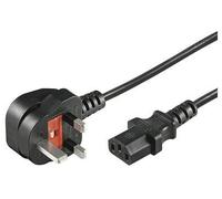 Microconnect PE090405 power cable Black 0.5 m Power plug type G C13 co