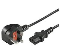 MicroConnect PE090430 Power Cable - Black 5m BS 1363 to C13 Coupler