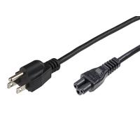 Microconnect PE110805 power cable Black 0.5 m Power plug type B C5 cou