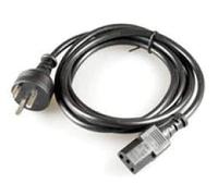 MicroConnect PE120418R power cable 1.8 m Black - Electrical Cable (Male to Female, 1.8 m, Black, 100~240 V, 50/60)