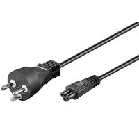 MicroConnect PE120810 Power Cable - 1m Black Type K to C5 Coupler 250V 2.5A