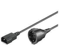 MicroConnect PE130200 Power Cable - Black 2m C14 Coupler 10A 250V