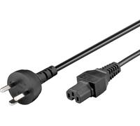 MicroConnect PE130418 Power Cable - 1.8m Black C15 Coupler to C15 Coupler