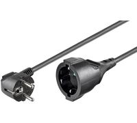 Goobay 10m Schutzkontakt extension, black