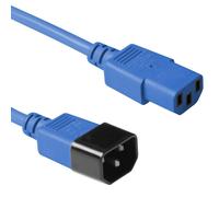 Microconnect PE1413B18 power cable Blue 1.8 m C13 coupler