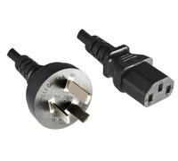 Microconnect PE150418 power cable Black 1.8 m Power plug type I C13 co