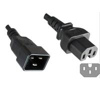 MicroConnect PE152018 power cable Black 1.8 m C20 coupler C15 coupler