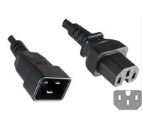 MicroConnect PE152018 power cable Black 1.8 m C20 coupler C15 coupler