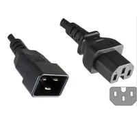MicroConnect power cable PE152018 Black 1.8 m C20 to C15 coupler