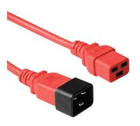 Microconnect PE2019R3 power cable Red 3 m C20 coupler C19 coupler