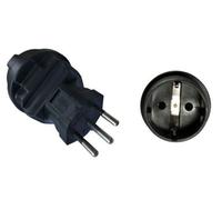 Microconnect PEAEUSWISS power plug adapter Type J (CH) Black