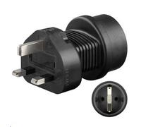 Microconnect PETRAVEL1 power plug adapter Type F Black