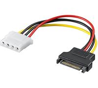 MicroConnect PI18041 Internal SATA Molex (4-pin) Multicolour Power Cable - Electrical Cables (Male/Female, Multicoloured, SATA 15-pin, Molex (4-pin))