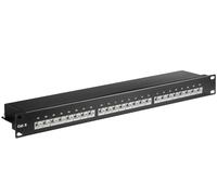 MicroConnect PP-014 CAT6 24 port 19" Patch Panel.