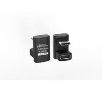 MicroConnect Premium USB4 Gen 3x2 USB-C Twice-Angled Adapter - 40Gbps, 240W