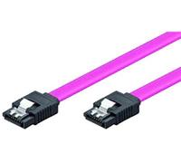 MicroConnect SATA Cable 50cm with Clip 7-Pole to 7-Pole SATA plugs, SA