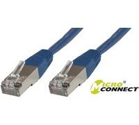 MicroConnect SSTP60015B S/FTP CAT6 0.15m Blue LSZH