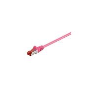 MicroConnect sstp6005pi 0.5 m Cat6 S/FTP (S-STP) Pink - (RJ45 Network Cable RJ-45 Male/Male Category 6 S/FTP (S-STP,), Pink)