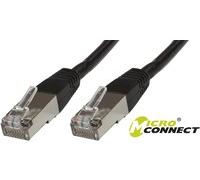 MicroConnect SSTP607S S/FTP CAT6 7m Black LSZH