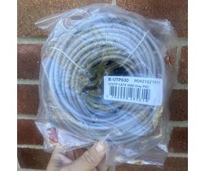 MicroConnect U/UTP CAT6 30M Grey PVC Unshielded Network Cable, PVC, 4x2xAWG 26