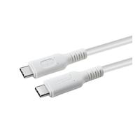 MicroConnect USB-C to USB-C Cable 3m, 100W, 10Gbps, 4K60Hz, White
