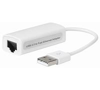 MicroConnect USB2.0 to Ethernet Converter Network Media Converter White Wired Network (White)