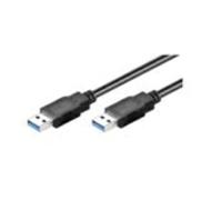 Microconnect USB3.0, M/M, 2m 2m USB A USB A Male Male Black USB cable