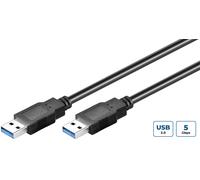 Microconnect USB3.0, M/M, 2m 2m USB A USB A Male Male Black USB cable