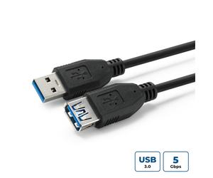 MicroConnect USB3.0AAF3B USB Cable 3m USB 3.2 Gen 1 Black