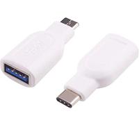 Microconnect USB3.1 SuperSpeed Adapter USB Type C - USB 3.0 A Female Cable USB 3.0 (3.1 Gen 1) USB C USB A White - USB Cables (USB C, USB A, 3.0 (3.1 Gen 1), Male Connector/Female Connector, White)