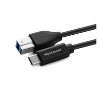 Microconnect USB3.1CB1 1m USB C USB B Male Male Black USB cable