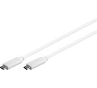 MicroConnect USB3.1CC3W USB-C Gen2 cable. white. 3m