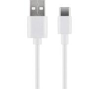 MicroConnect USB3.1CCHAR2W USB Cable 2 m USB A USB C White - USB Cables (2 m, USB A, USB C, 3.1 (3.1 Gen 1), White)
